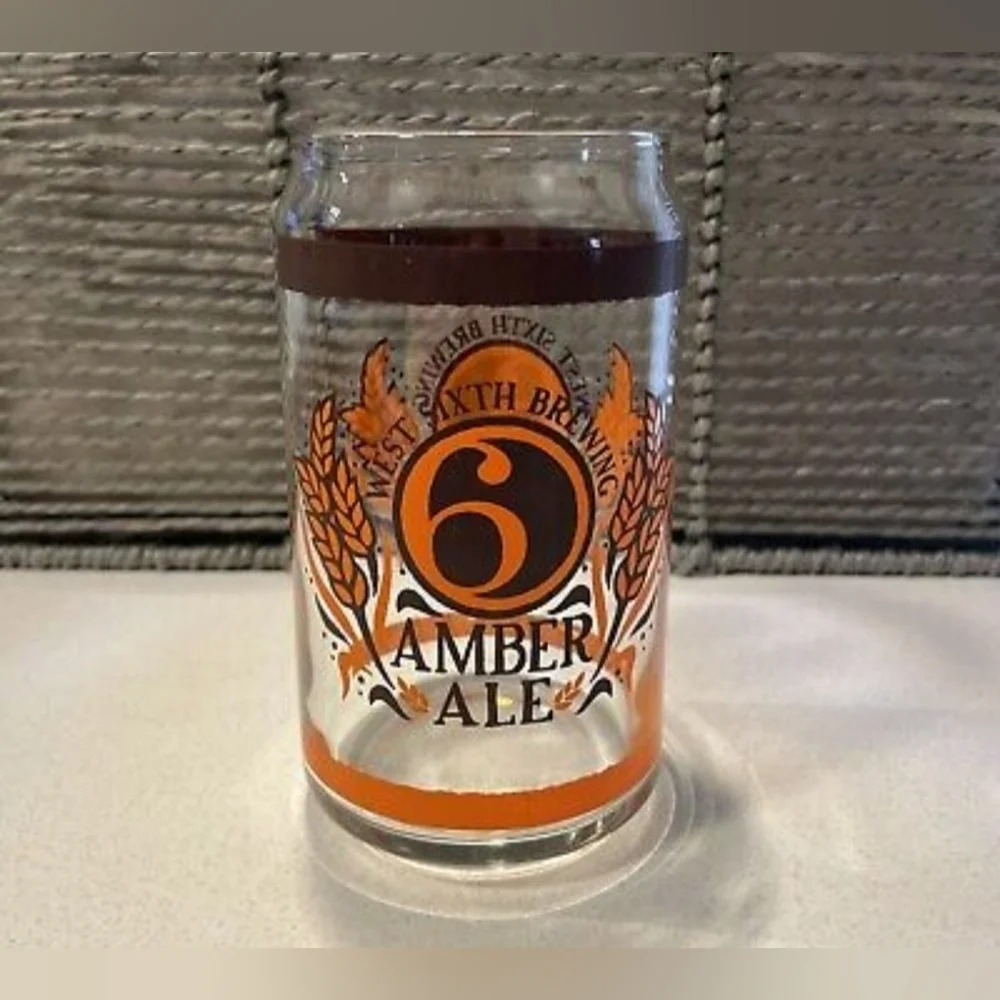 West Sixth Brewing | Amber Ale & Mecican Style Lager Beer Glasses | Set Of 4 - Picture 13 of 15